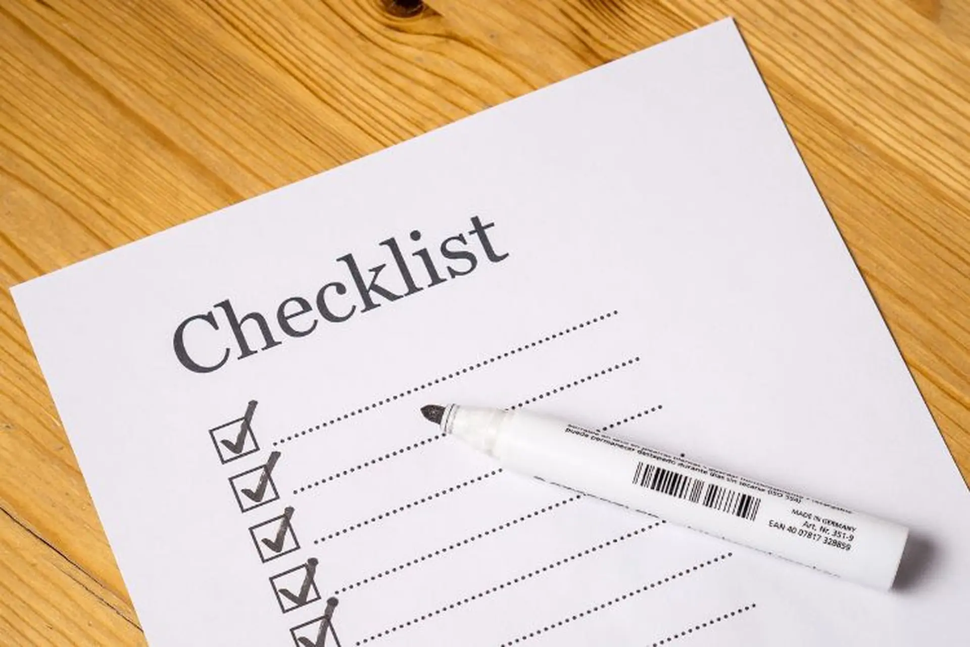 Checklist ôn tập trước kỳ thi