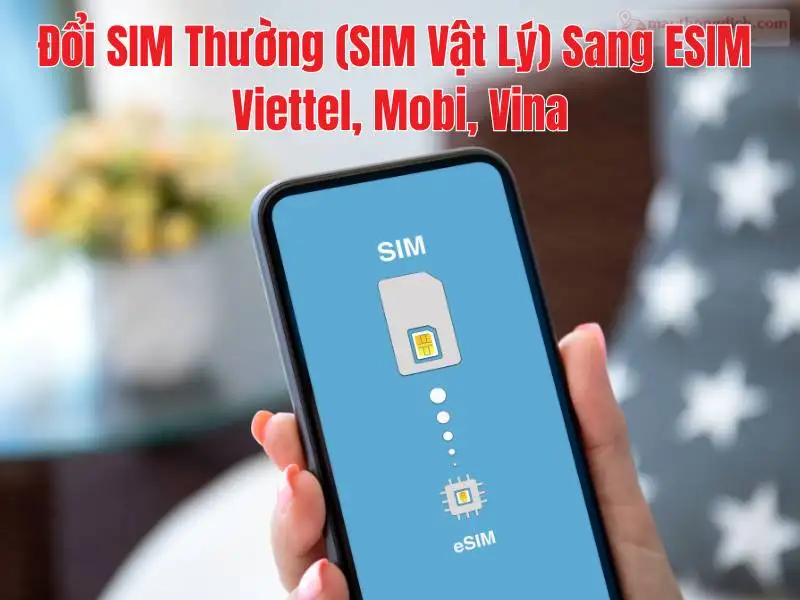 Cách chuyển sim Vật Lý sang eSIM: Hướng dẫn chi tiết, dễ làm tại nhà